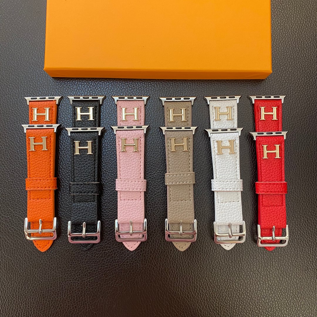 Luxury Hermès Apple Watch Band – Hermes Leather Strap for Apple Watch Ultra - Serene