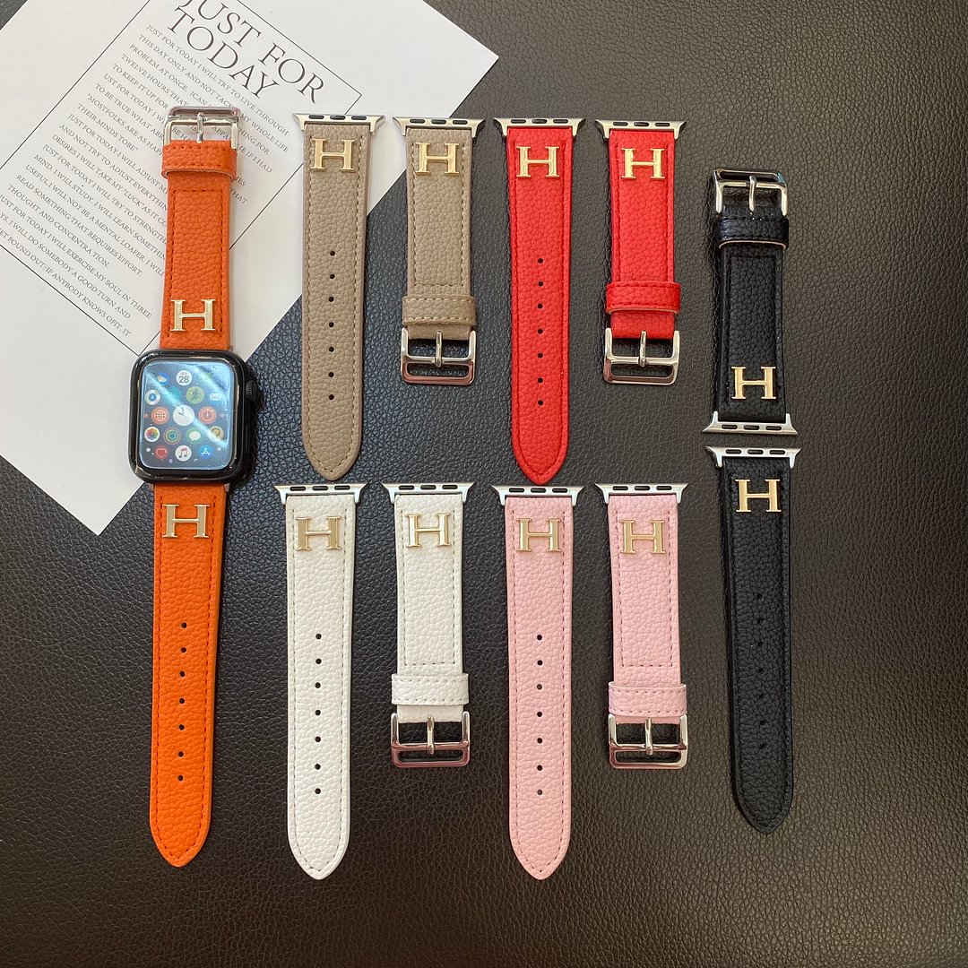 Luxury Hermès Apple Watch Band – Hermes Leather Strap for Apple Watch Ultra - Serene