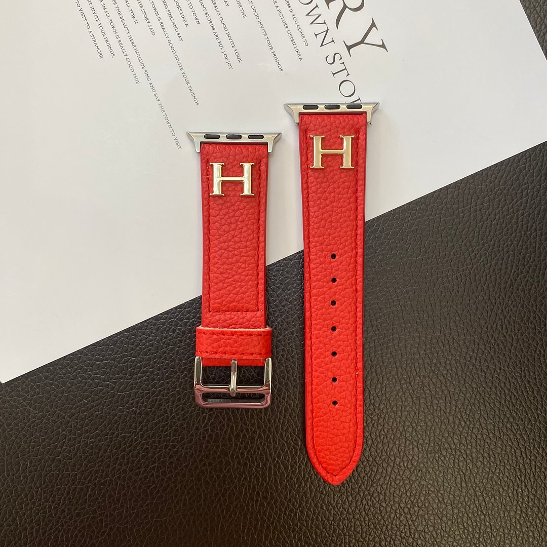 Luxury Hermès Apple Watch Band – Hermes Leather Strap for Apple Watch Ultra - Serene