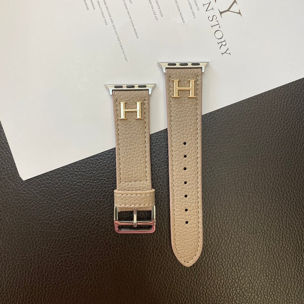 Luxury Hermès Apple Watch Band – Hermes Leather Strap for Apple Watch Ultra - Serene