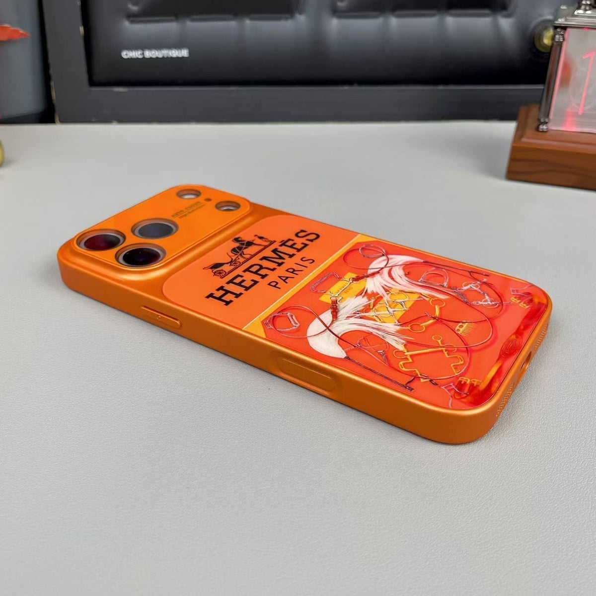 Luxury Hermès iPhone 17 Pro Max Case – Designer Hermes Phone Case - Serene