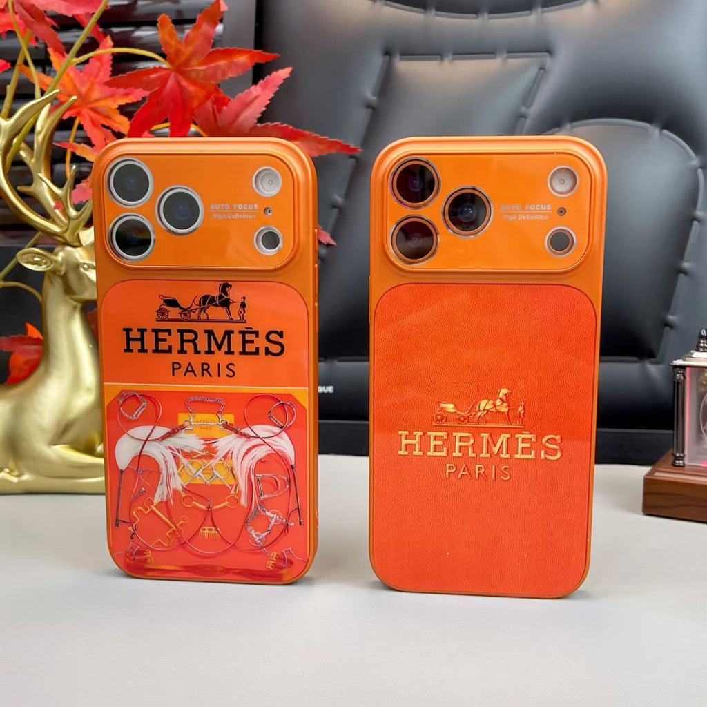 Luxury Hermès iPhone 17 Pro Max Case – Designer Hermes Phone Case - Serene