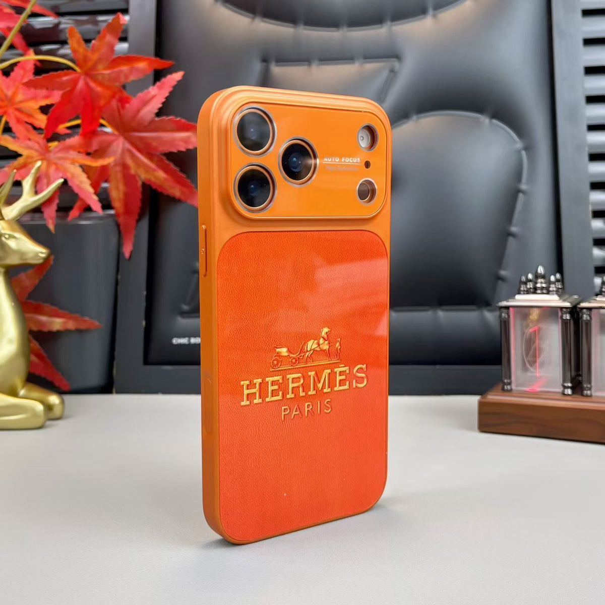 Luxury Hermès iPhone 17 Pro Max Case – Designer Hermes Phone Case - Serene