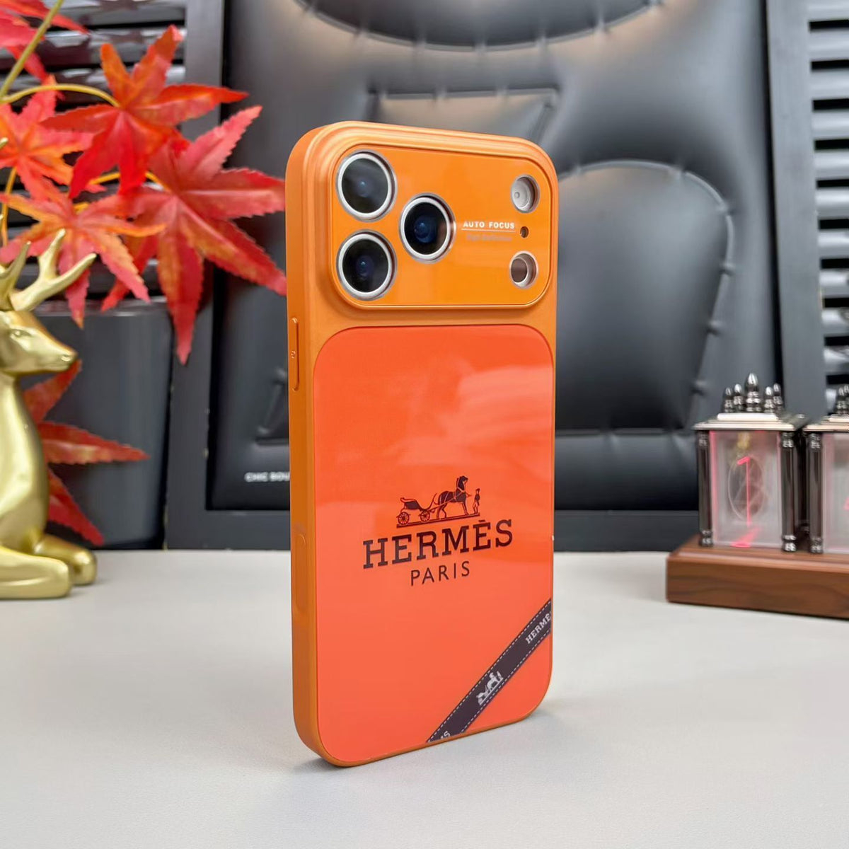 Luxury Hermès iPhone 17 Pro Max Case – Designer Hermes Phone Case - Serene