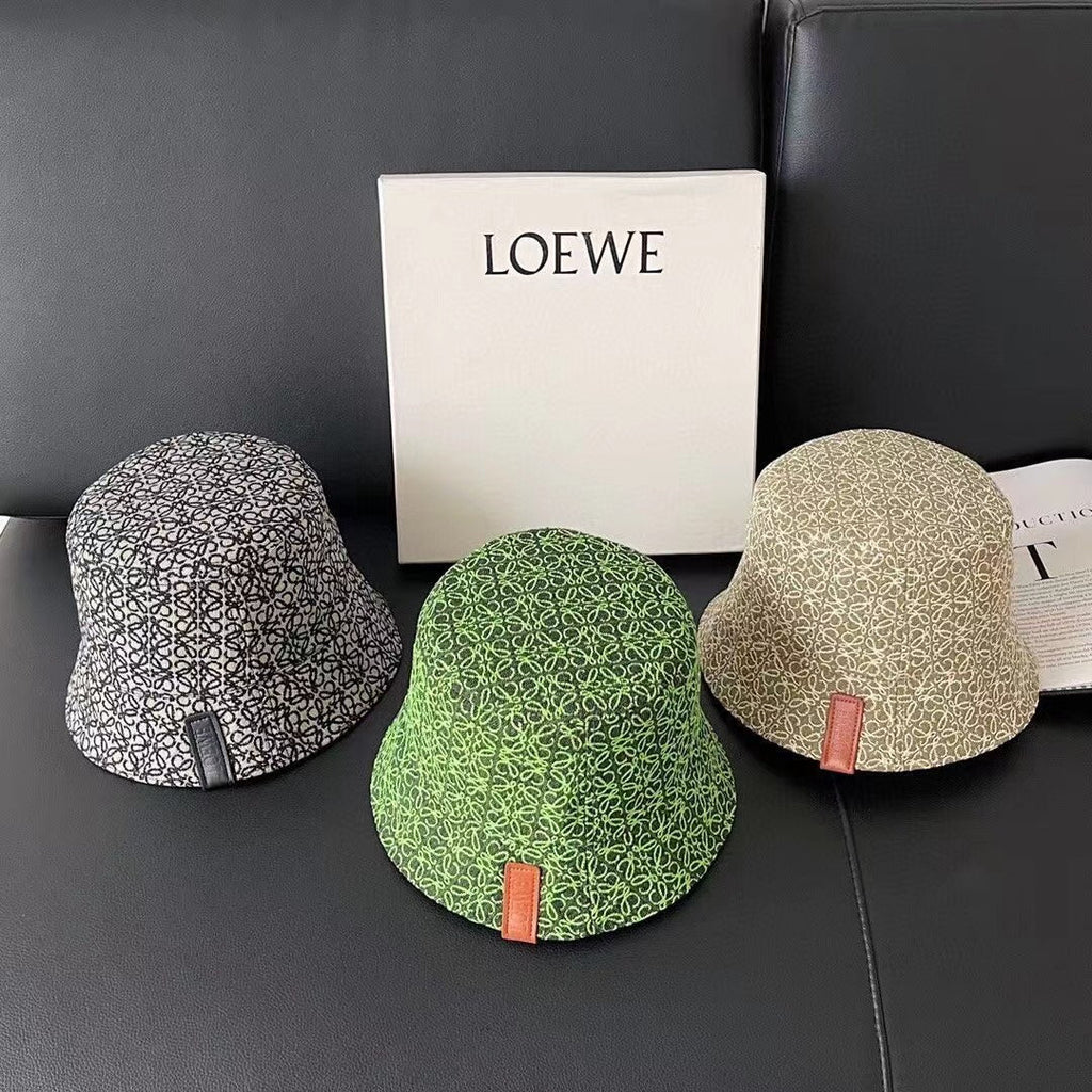 Luxury Loewe Anagram Monogram Bucket Hat for Men & Women - Serene