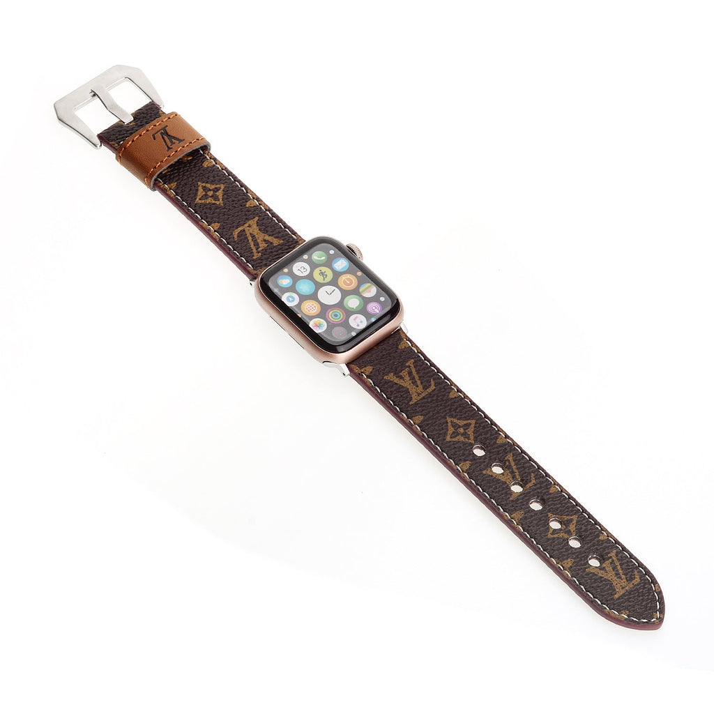 Luxury Louis Vuitton Apple Watch Band – Leather Monogram & Damier Strap - Serene
