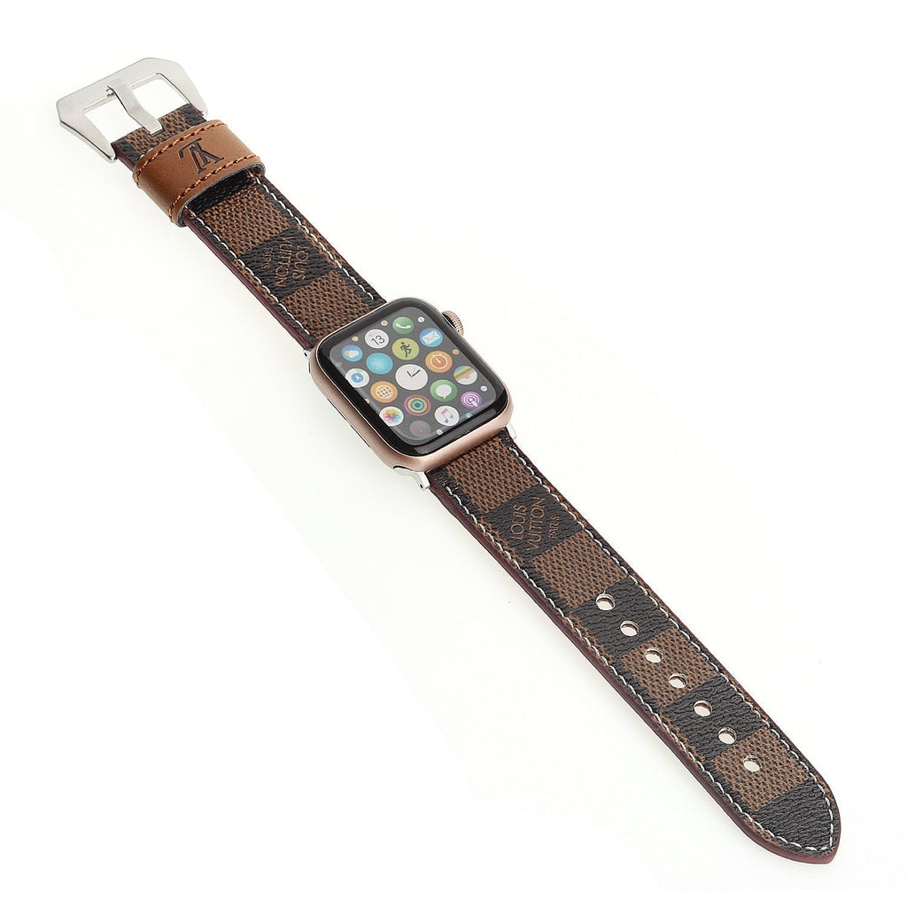 Luxury Louis Vuitton Apple Watch Band – Leather Monogram & Damier Strap - Serene