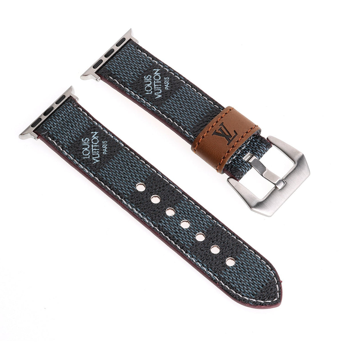 Luxury Louis Vuitton Apple Watch Band – Leather Monogram & Damier Strap - Serene