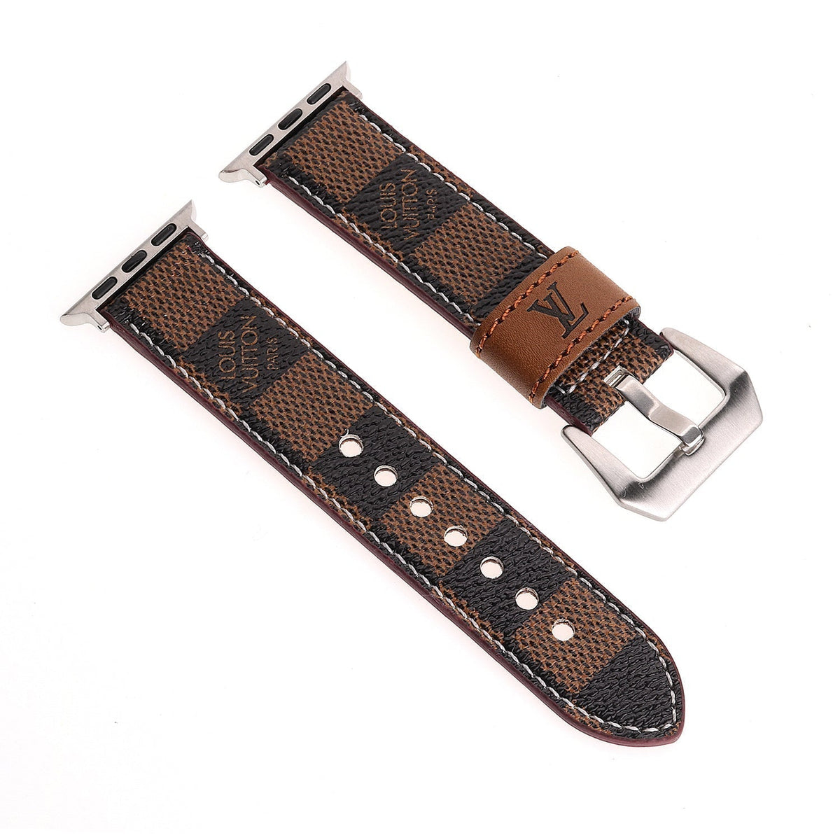 Luxury Louis Vuitton Apple Watch Band – Leather Monogram & Damier Strap - Serene