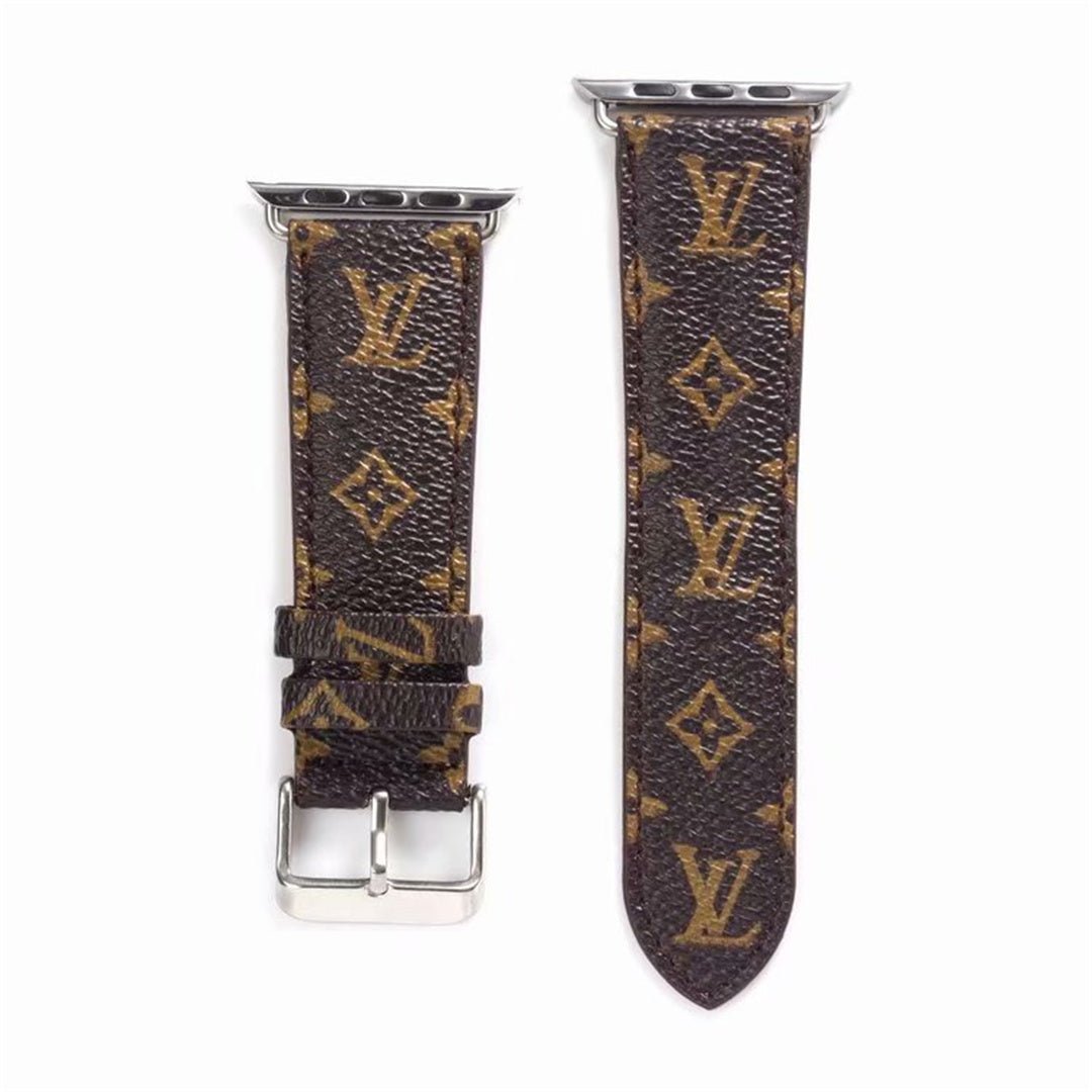 Luxury Louis Vuitton Apple Watch Band – Monogram & Damier Leather Strap - Serene