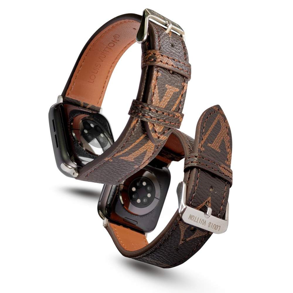 Luxury Louis Vuitton Apple Watch Band – Monogram & Damier Leather Strap - Serene