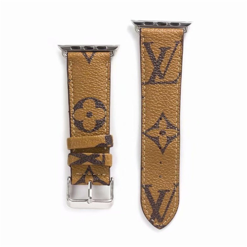 Luxury Louis Vuitton Apple Watch Band – Monogram & Damier Leather Strap - Serene