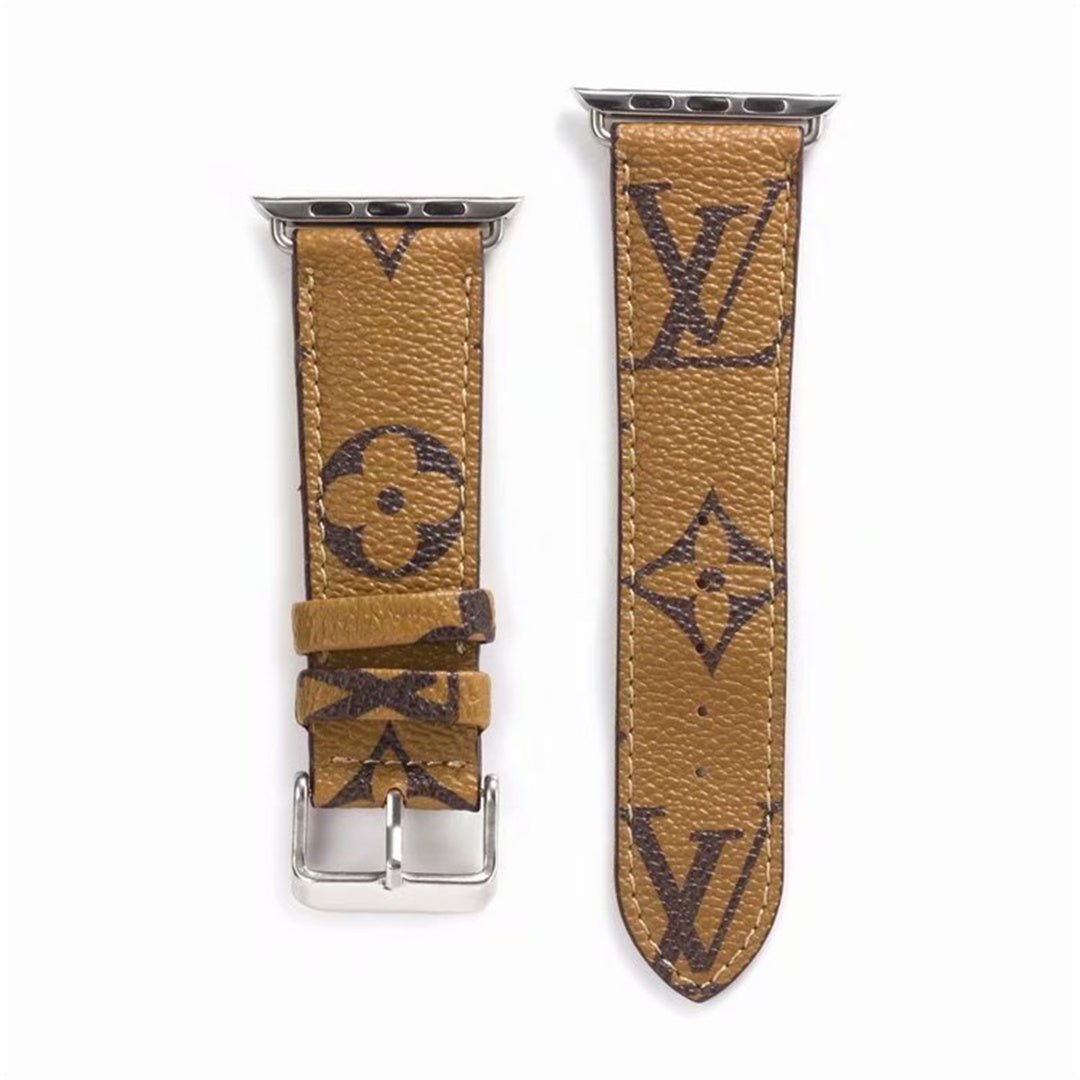 Luxury Louis Vuitton Apple Watch Band – Monogram & Damier Leather Strap - Serene