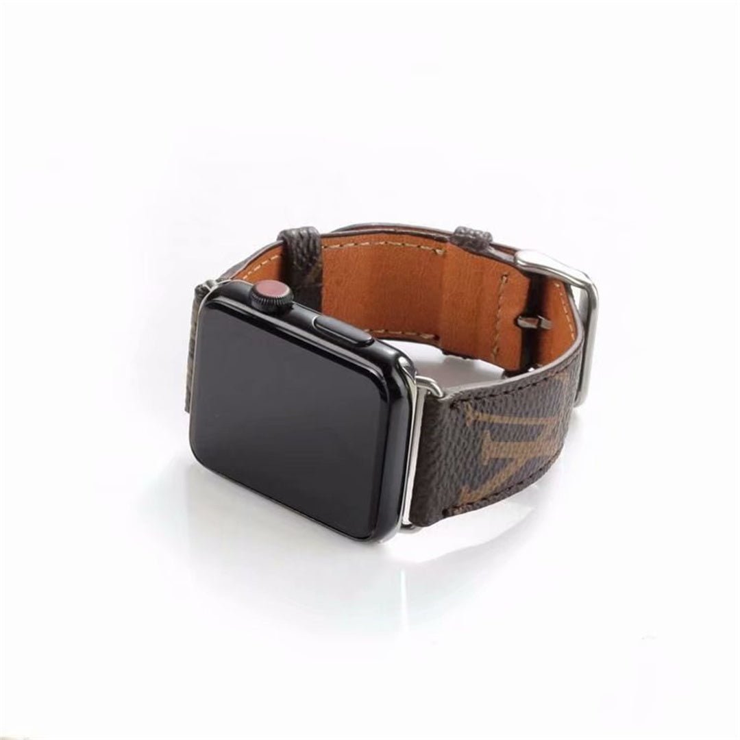 Luxury Louis Vuitton Apple Watch Band – Monogram & Damier Leather Strap - Serene
