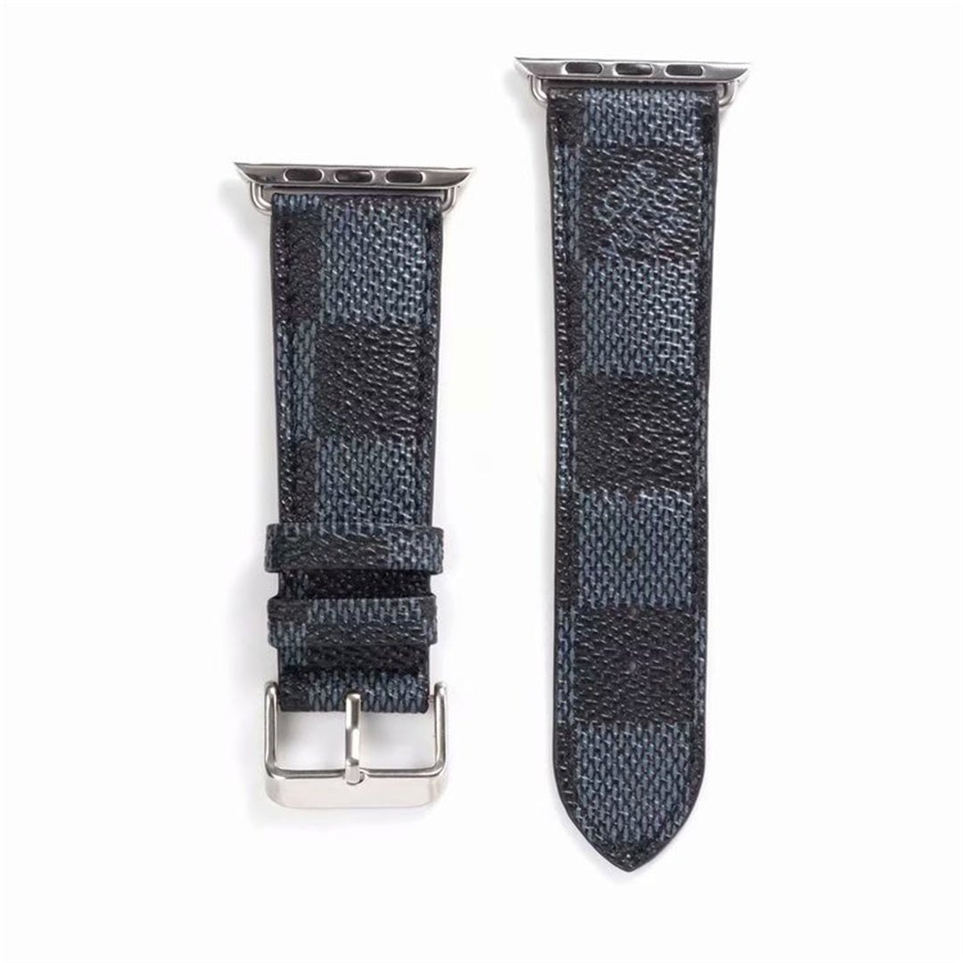 Luxury Louis Vuitton Apple Watch Band – Monogram & Damier Leather Strap - Serene