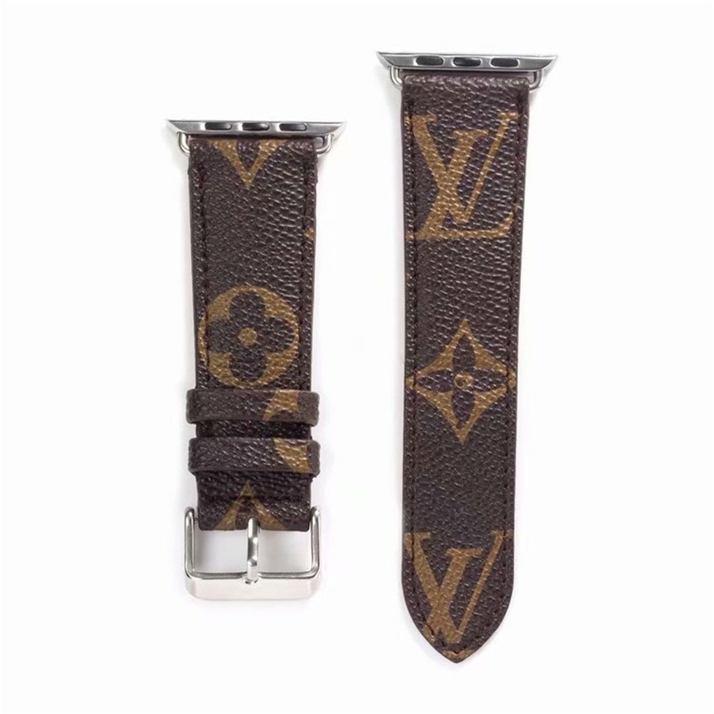 Luxury Louis Vuitton Apple Watch Band – Monogram & Damier Leather Strap - Serene