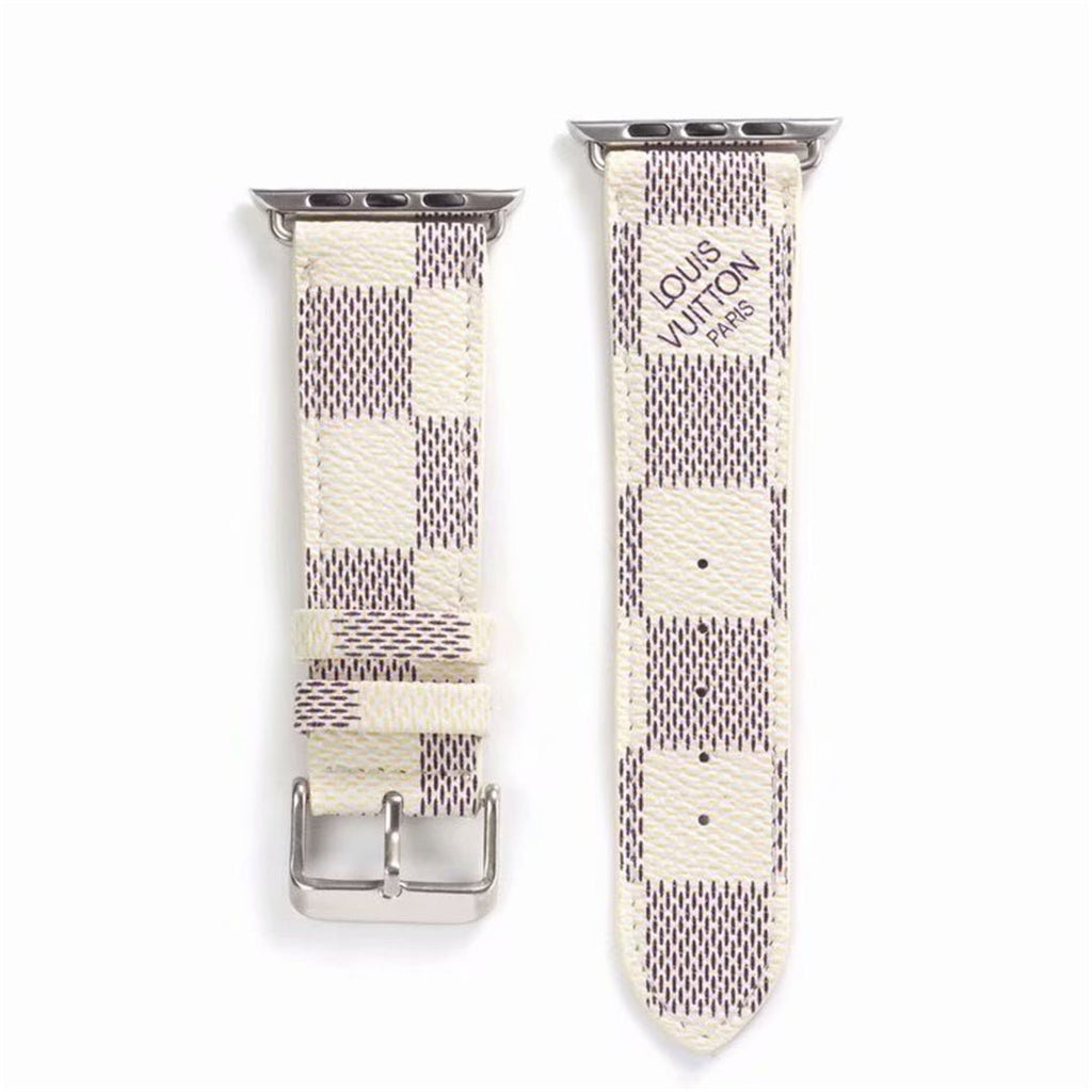 Luxury Louis Vuitton Apple Watch Band – Monogram & Damier Leather Strap - Serene