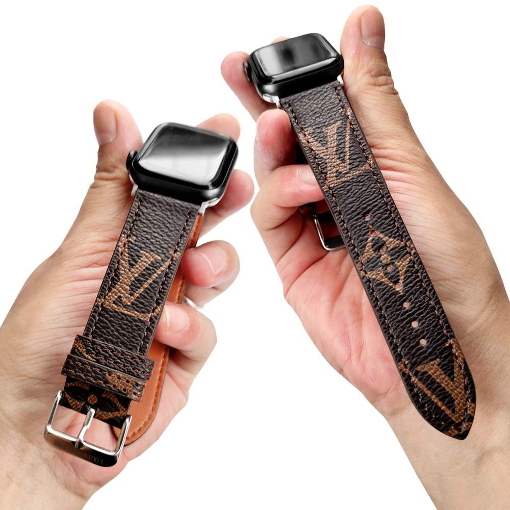 Luxury Louis Vuitton Apple Watch Band – Monogram & Damier Leather Strap - Serene