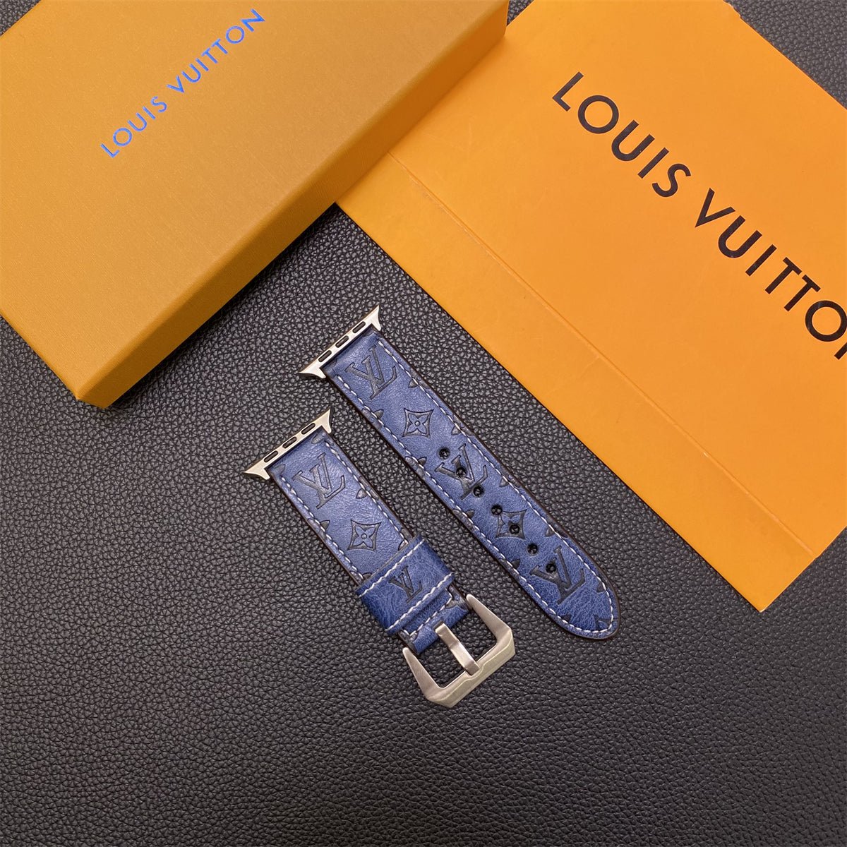 Luxury Louis Vuitton Apple Watch Band – Monogram Leather Strap for Apple Watch Ultra - Serene