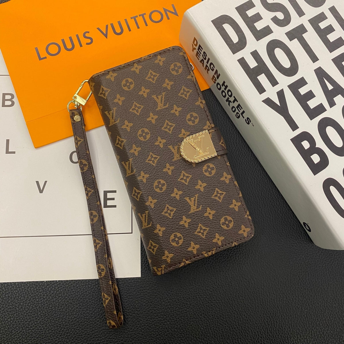 Luxury Louis Vuitton Damier Samsung Galaxy S26 Ultra Case with Card Holder - Serene