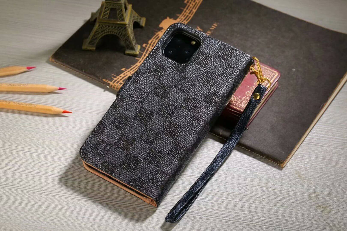 Luxury Louis Vuitton Damier Samsung Galaxy S26 Ultra Case with Card Holder - Serene