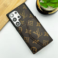 Luxury Louis Vuitton Leather Samsung S26 Wallet Case – Card Holder Cover for Samsung S26 Ultra - Serene