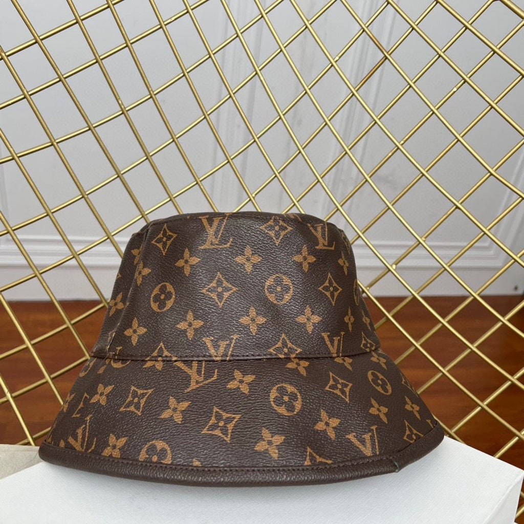Luxury Louis Vuitton Monogram Bucket Hat & Cap Set - Serene