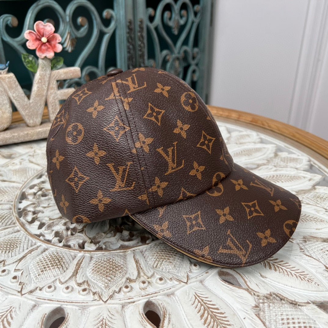 Luxury Louis Vuitton Monogram Bucket Hat & Cap Set - Serene