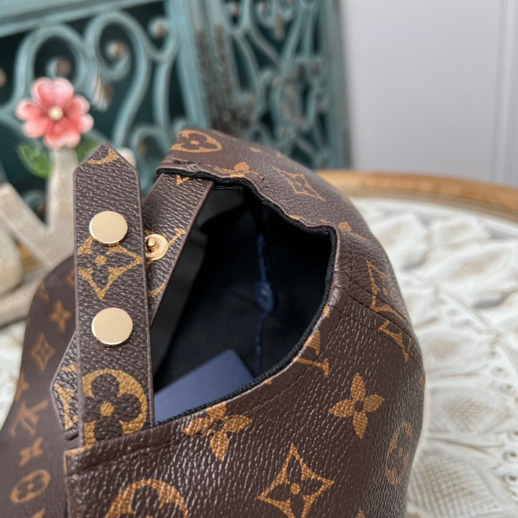 Luxury Louis Vuitton Monogram Bucket Hat & Cap Set - Serene