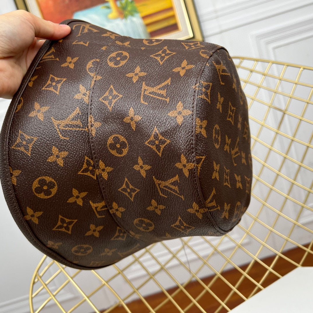 Luxury Louis Vuitton Monogram Bucket Hat & Cap Set - Serene