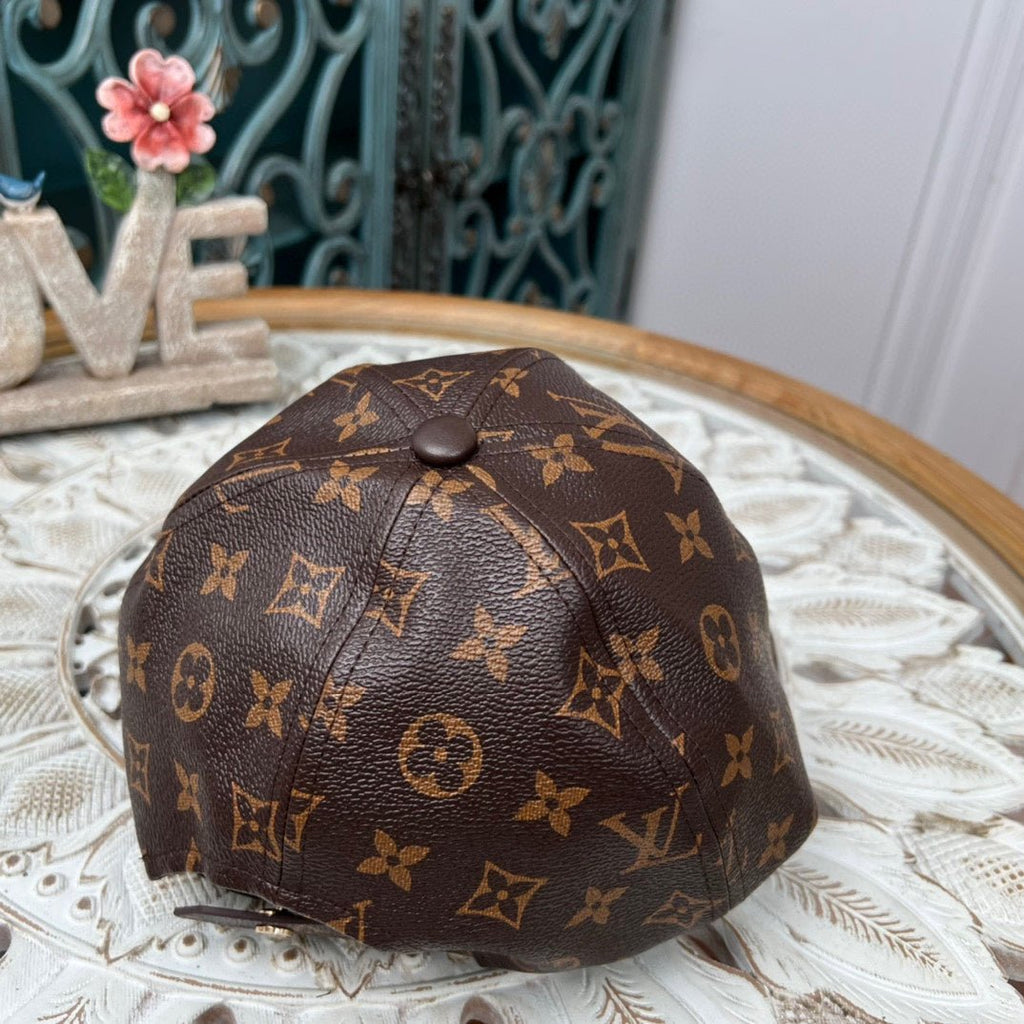 Luxury Louis Vuitton Monogram Bucket Hat & Cap Set - Serene