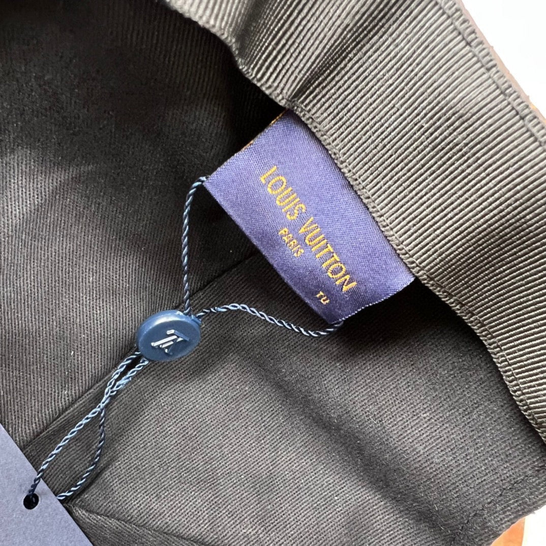 Luxury Louis Vuitton Monogram Bucket Hat & Cap Set - Serene
