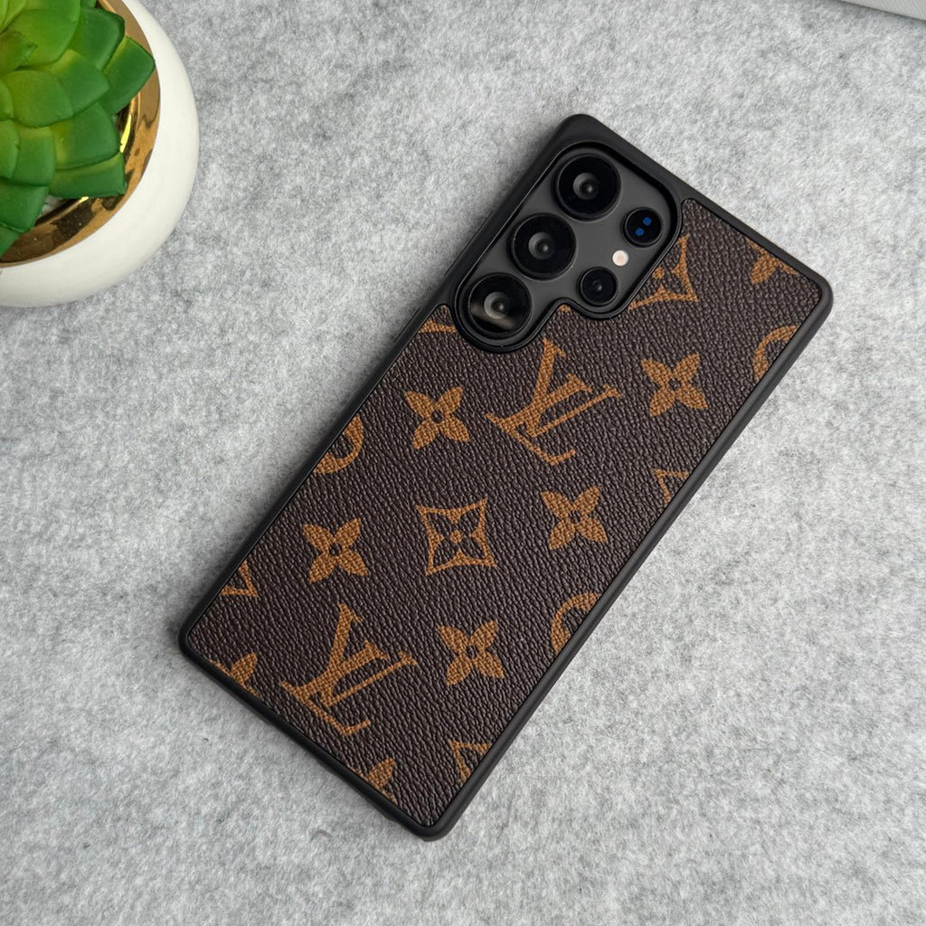 Luxury Louis Vuitton Samsung Galaxy S26 Ultra Case – Monogram PU Leather Cover - Serene