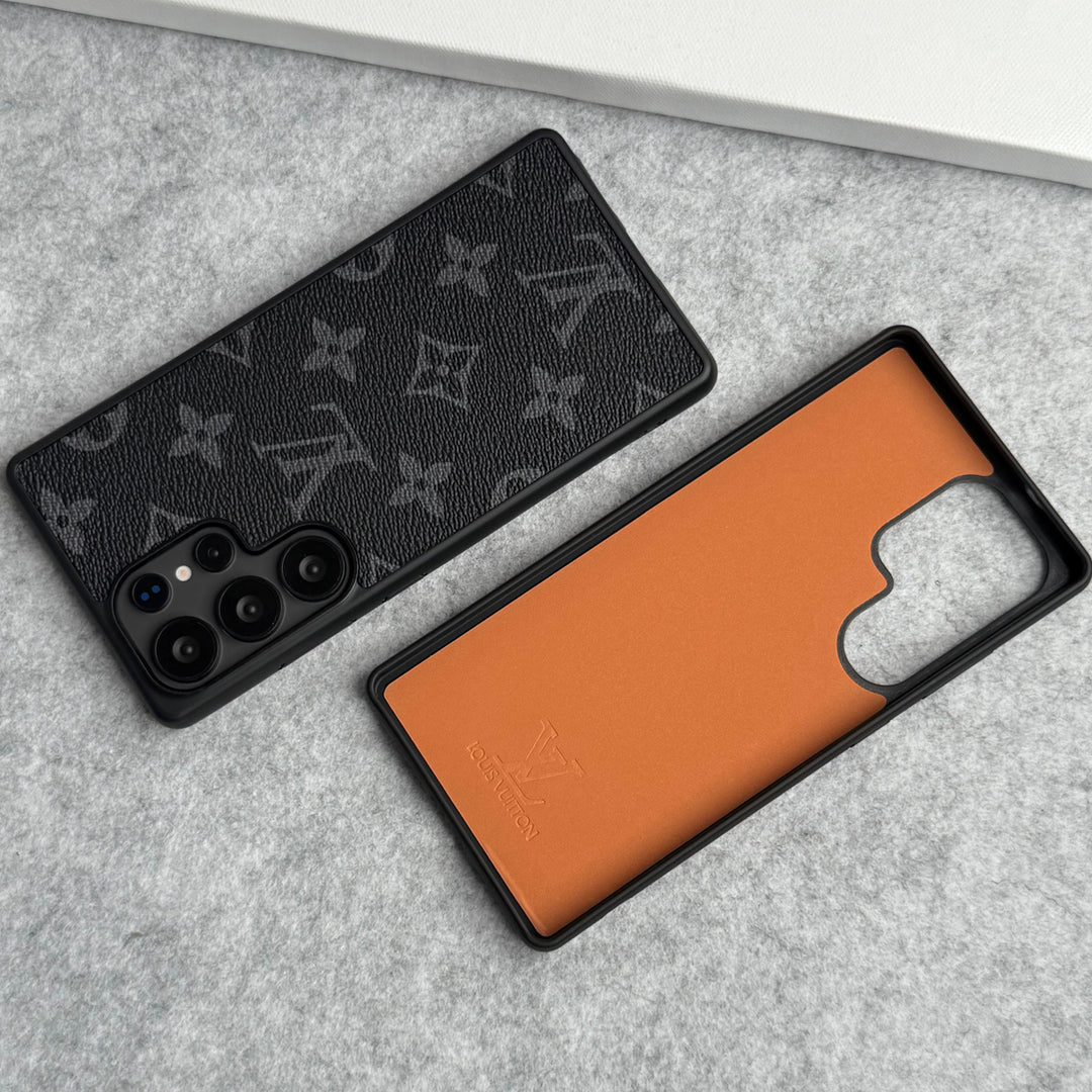 Luxury Louis Vuitton Samsung Galaxy S26 Ultra Case – Monogram PU Leather Cover - Serene