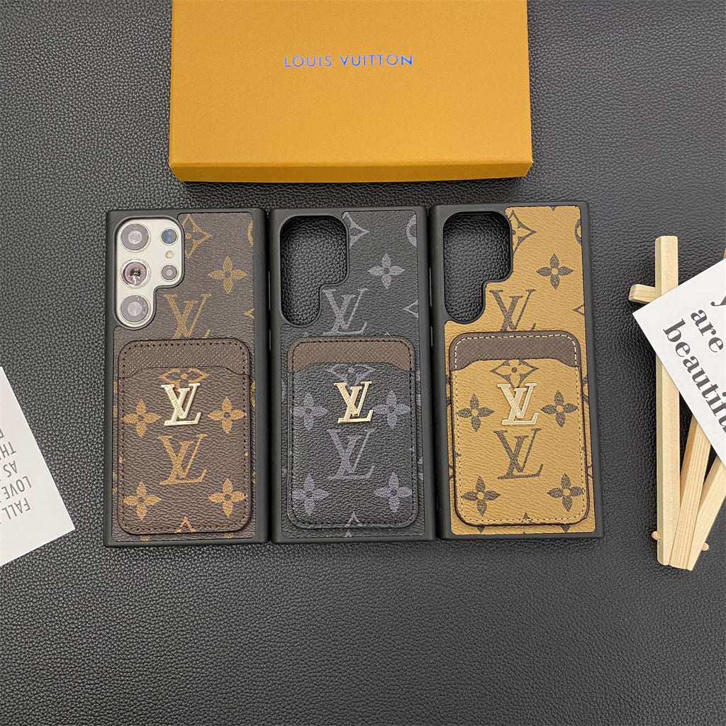 Luxury Louis Vuitton Samsung Galaxy S26 Ultra Case with Card Holder - Serene