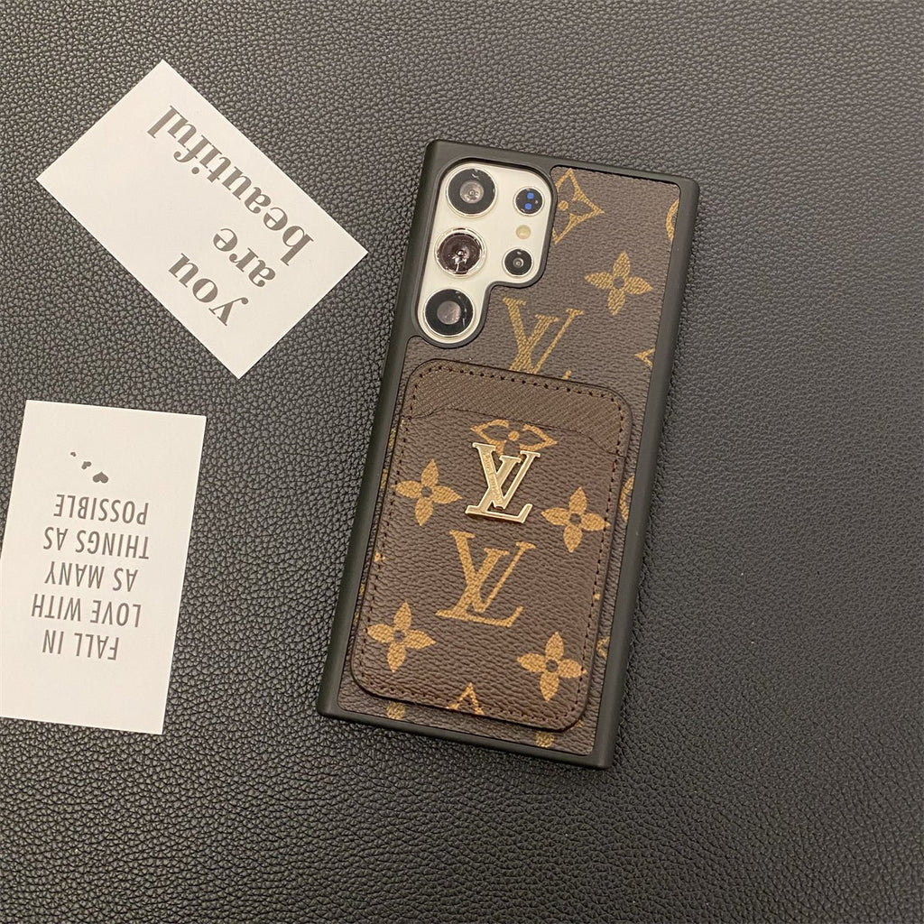 Luxury Louis Vuitton Samsung Galaxy S26 Ultra Case with Card Holder - Serene