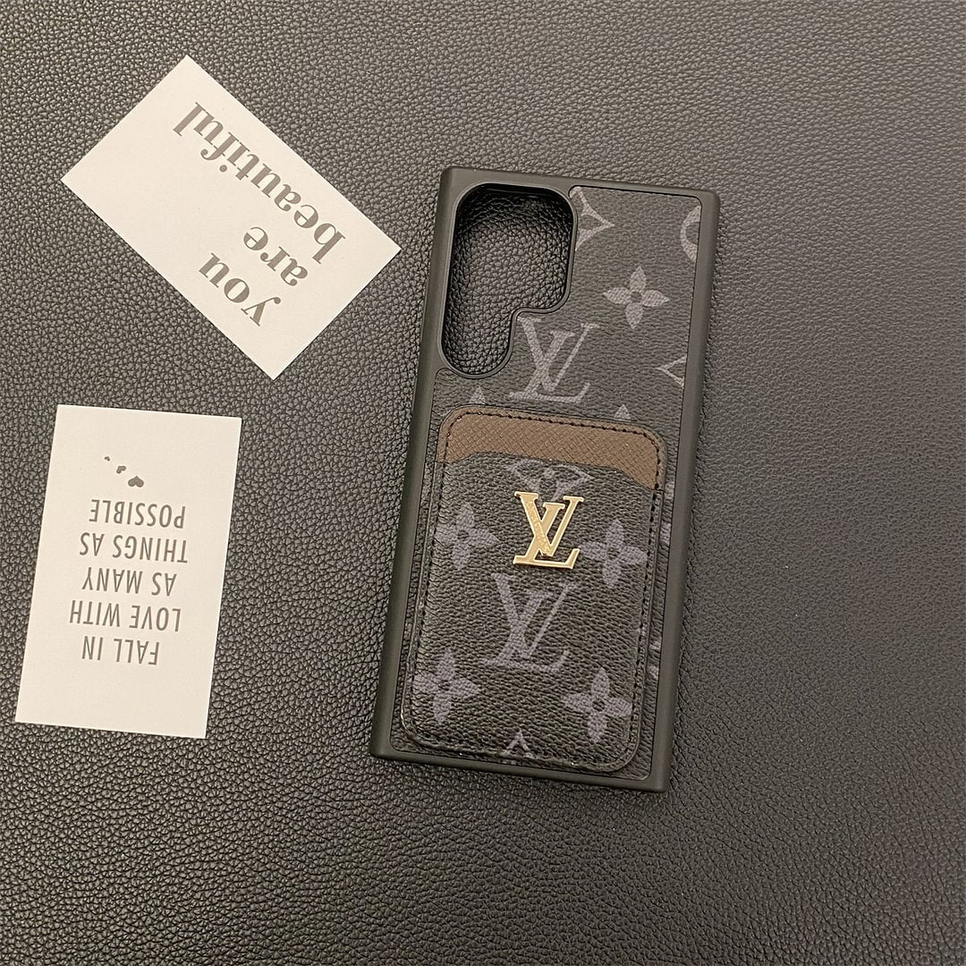 Luxury Louis Vuitton Samsung Galaxy S26 Ultra Case with Card Holder - Serene