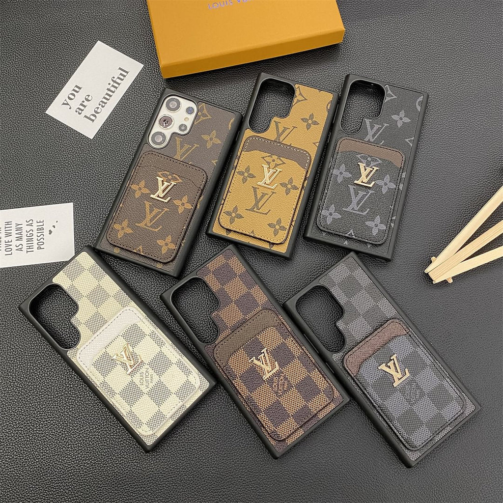 Luxury Louis Vuitton Samsung Galaxy S26 Ultra Case with Card Holder - Serene