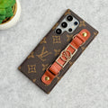 Luxury Louis Vuitton Samsung S26 Strap Case – Crossbody Wallet Cover - Serene