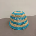 Luxury Prada Raffia Straw Sun Hat for Women - Serene