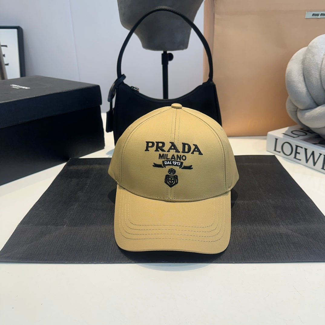 Luxury Prada Re-Nylon Baseball Cap for Men & Women - Serene