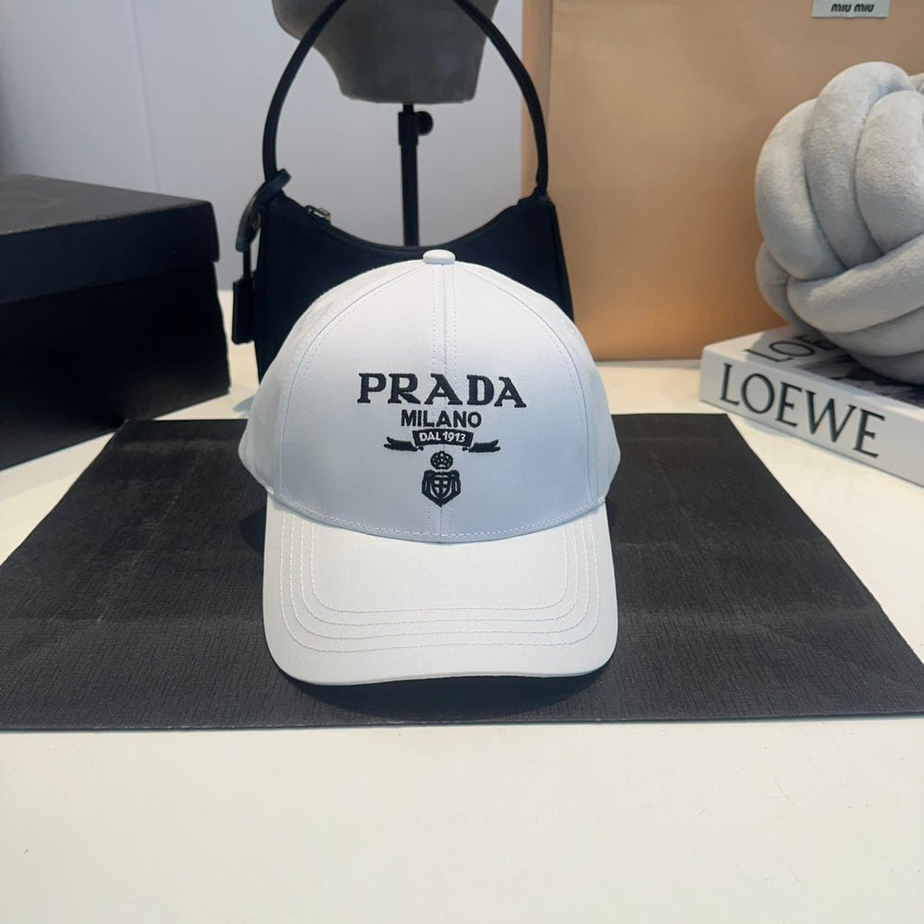 Luxury Prada Re-Nylon Baseball Cap for Men & Women - Serene