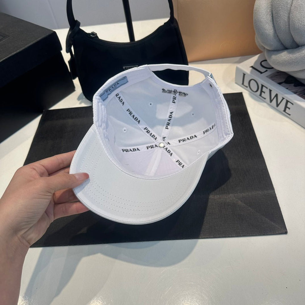 Luxury Prada Re-Nylon Baseball Cap for Men & Women - Serene