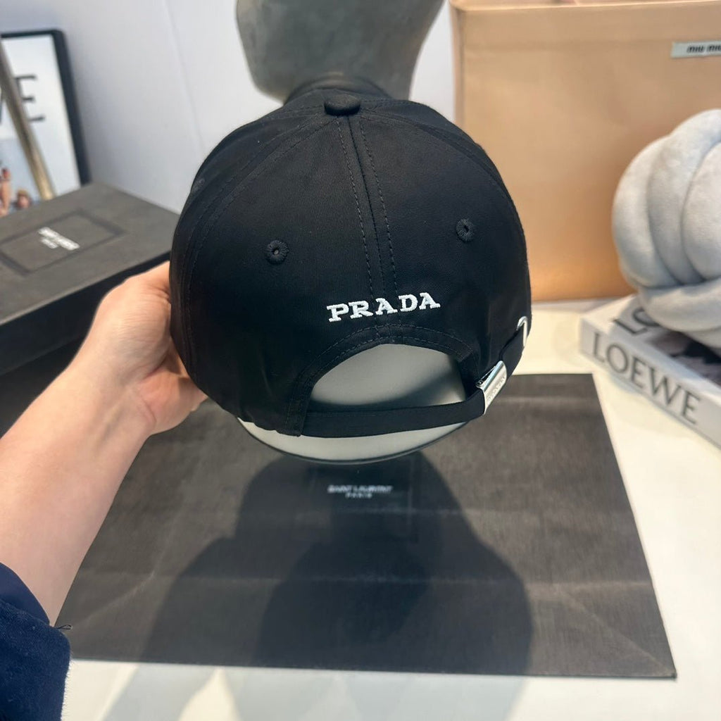 Luxury Prada Re-Nylon Baseball Cap for Men & Women - Serene