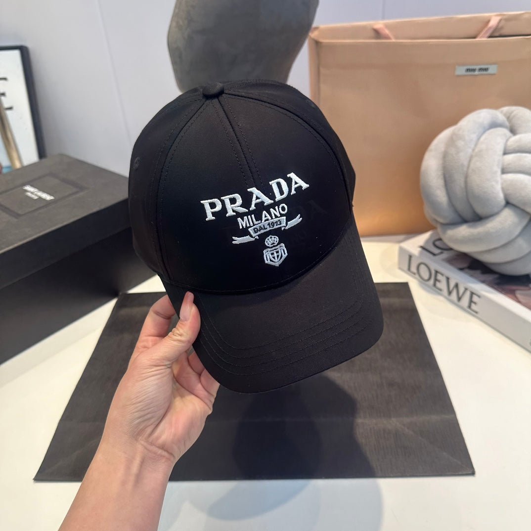Luxury Prada Re-Nylon Baseball Cap for Men & Women - Serene