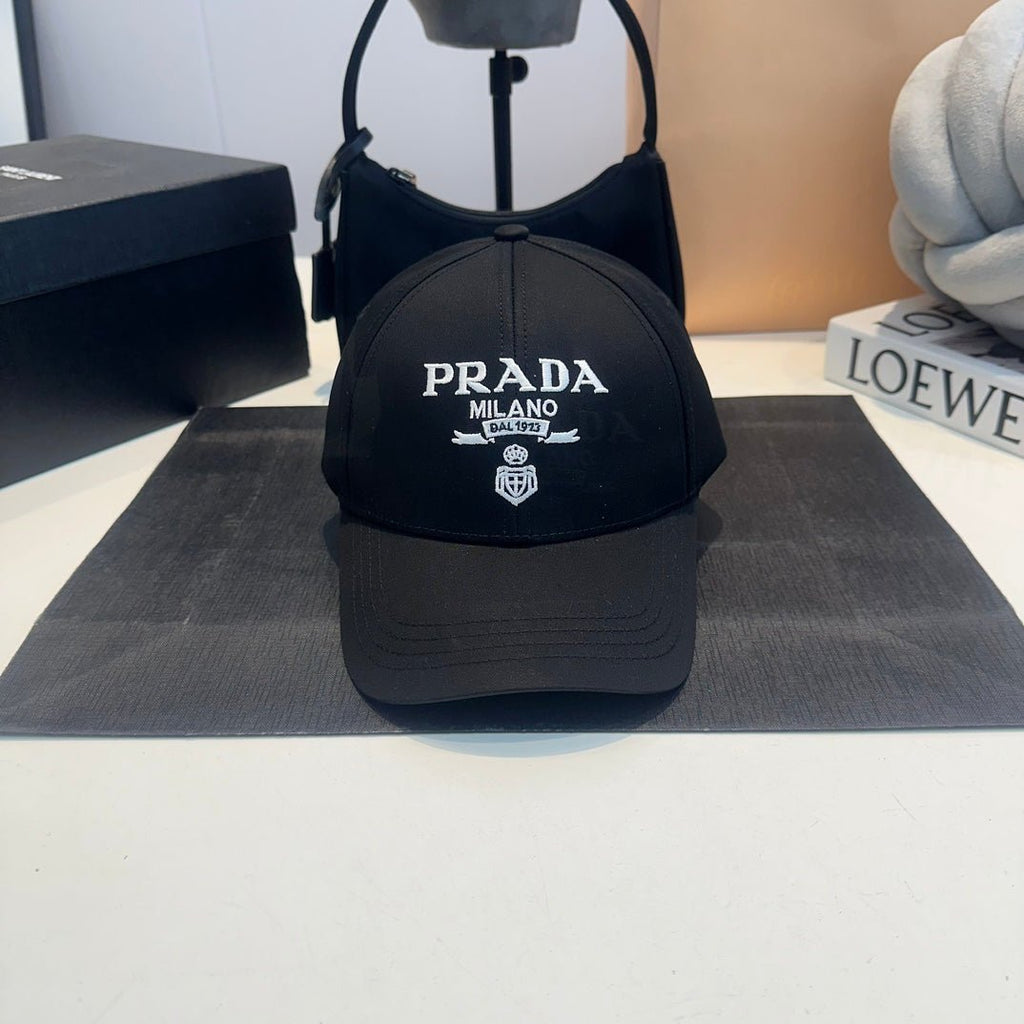 Luxury Prada Re-Nylon Baseball Cap for Men & Women - Serene