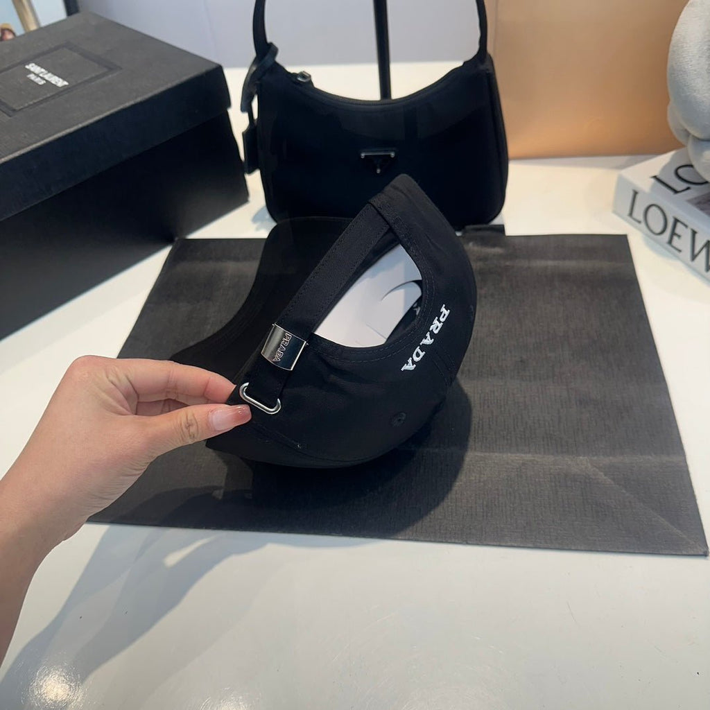 Luxury Prada Re-Nylon Baseball Cap for Men & Women - Serene