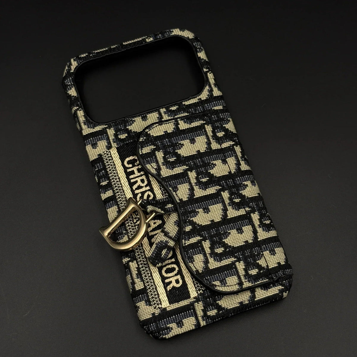 Oblique Dior iPhone 17 Pro Max Case with Card Holder – Luxury Dior Phone Case - Serene