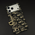 Oblique Dior iPhone 17 Pro Max Case with Card Holder – Luxury Dior Phone Case - Serene