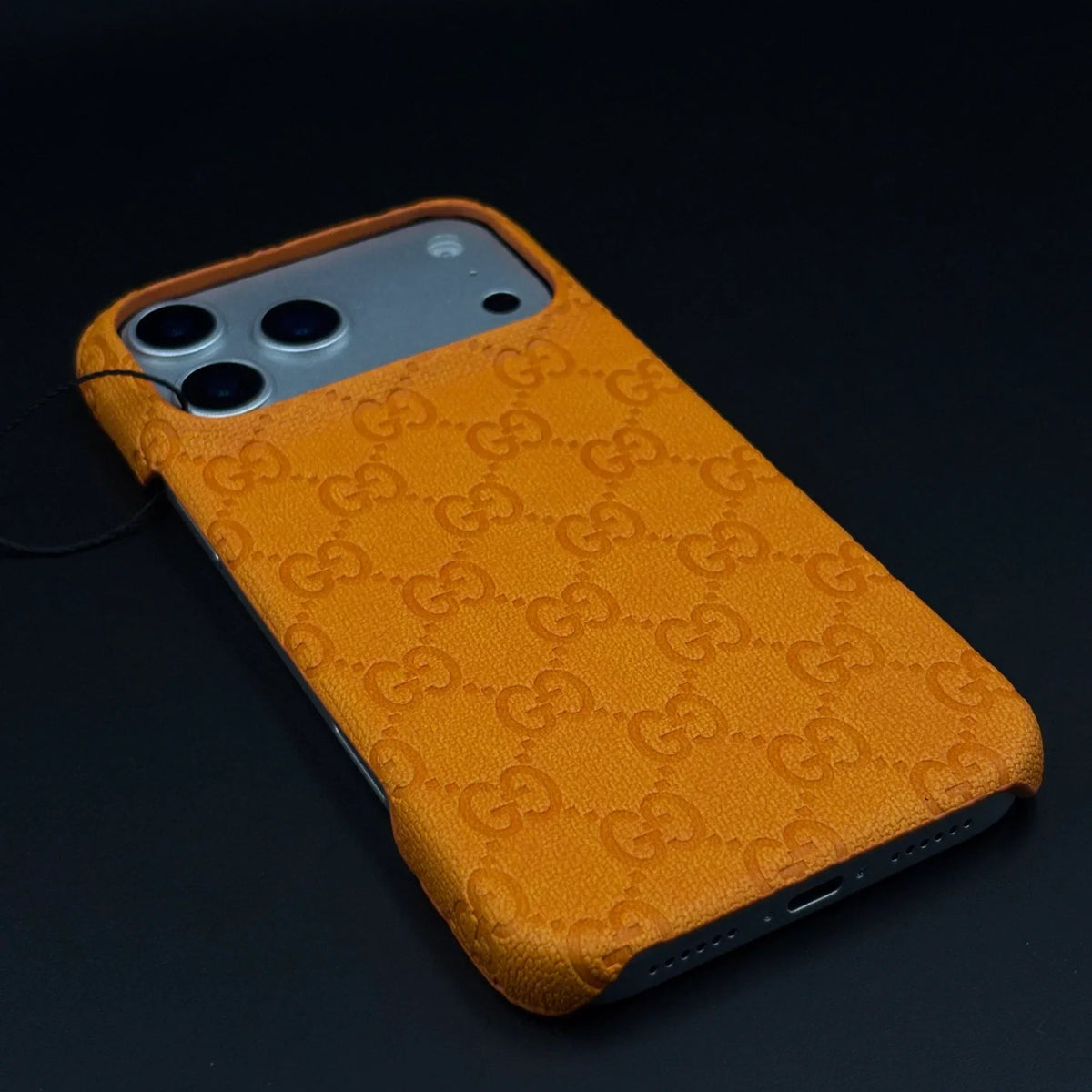Orange Gucci iPhone 18 Pro Case Monogram – Luxury Gucci iPhone Case - Serene